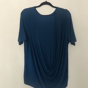 STUNNING Teal Draped Top - UnivS: 2XS / US: 6-8